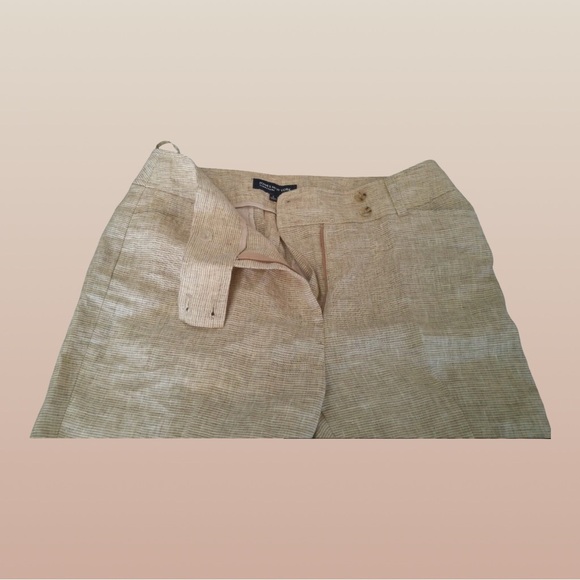 Jones New York Cream Linen Trousers - Picture 4 of 7